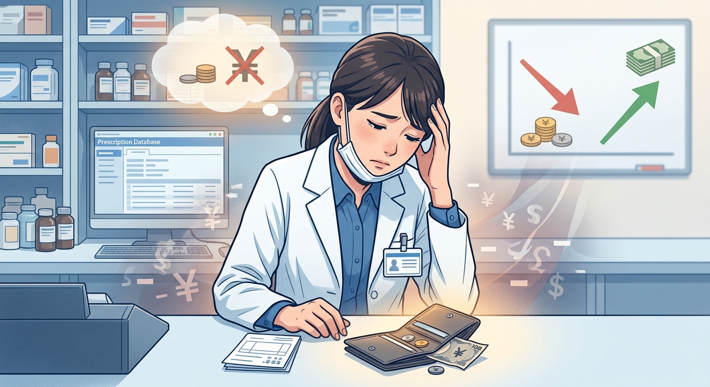 薬剤師が「給料が低すぎる」と感じる理由と適正な評価を受ける方法【薬剤師の平均給与・厚生労働省調査より】